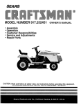 Craftsman 917.252451 Owner`s manual