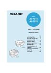 Sharp AL-1225 Specifications
