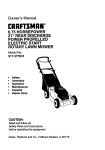 Craftsman 917.377631 Owner`s manual