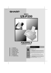 Sharp UX-P200 Specifications