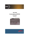 Ross ADC-9532 User manual