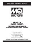 MULTIQUIP DA7000SS Specifications