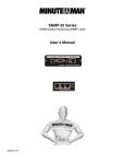 Minuteman SNMP-32 Series User`s manual