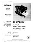 Craftsman 315.117130 Owner`s manual