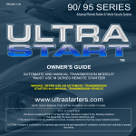Ultra Start 3295Series Owner`s manual