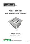 PTN TPHD405PT-WPI User manual