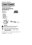 Craftsman 358.794733 Operator`s manual