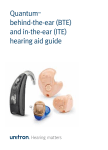 Unitron Next ITE series Operating instructions