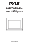 PYLE Audio PLNV35 Owner`s manual
