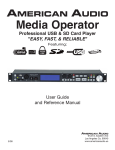 American Audio POWER DRIVE 22 User guide