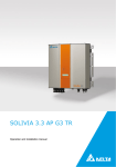 Delta SoLiViA 3.3 Installation manual