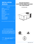 York 036-048 Installation manual