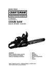 Craftsman 360.352001 Operator`s manual