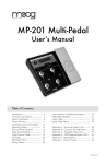 Moog MP-201 User`s manual