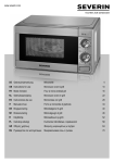 SEVERIN Microwave oven & grill Instruction manual