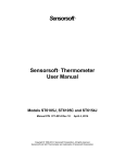 Sensorsoft ST6105J User manual