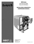 Dunkirk XEB-4 Operating instructions