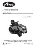 Ariens A21A42 Specifications