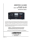 AMERITRON ALS-500M Instruction manual