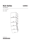 QSC S series User manual