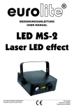 EuroLite LED MS-2 User manual