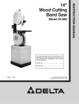 Delta 28-280 Instruction manual