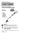 Craftsman 358.791030 Operator`s manual