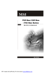 MSI P45 User`s manual