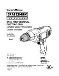Craftsman ryobi 315.269460 Owner`s manual