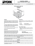 Y-IO, Champion Series Single Package Heat Pumps