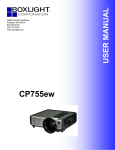 BOXLIGHT CP755ew User manual