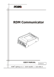 RDM Connect EC9012 Specifications