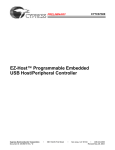 EZ-Host™ Programmable Embedded USB Host/Peripheral