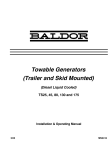 Baldor TS80 Owner`s manual