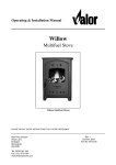 Valor Willow Installation manual