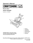 Craftsman 247.883981 Operating instructions