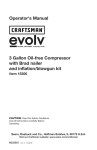 Craftsman evolv 172.740100 Instruction manual