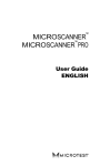 Microtest MICROSCANNER User guide