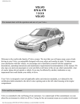 Volvo S70 Operating instructions