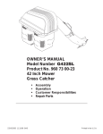 Ariens G422SL Owner`s manual