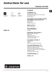 Ariston AR6L 65 Technical data