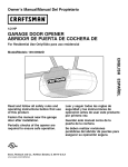 Craftsman 139.53902D Owner`s manual