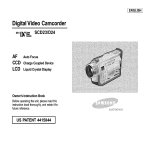 Samsung SCD23/D24 Operating instructions