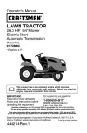 Craftsman 917.28863 Operator`s manual