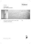 Vaillant geoTHERM SERIES Technical data