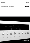 Arcam DV135 Operating instructions