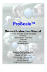 Accurate Technology ProScale Instruction manual