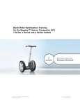 Segway I Series Specifications