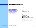 4 Restoring System Software