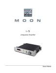 Simaudio MOON i.5 Owner`s manual